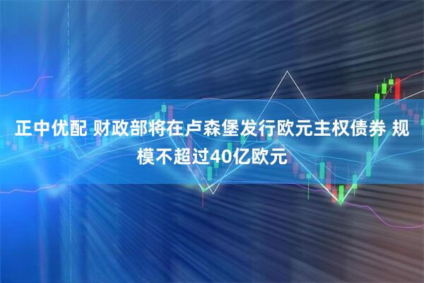 正中优配 财政部将在卢森堡发行欧元主权债券 规模不超过40亿欧元